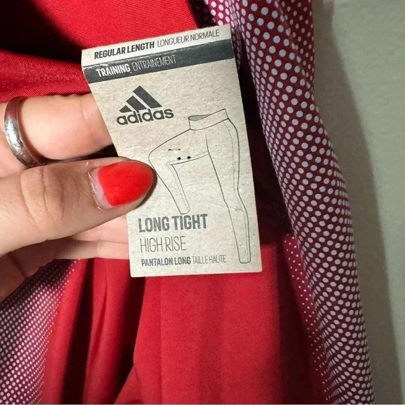 NWT ADIDAS high rise long tight leggings S - Picture 8 of 8
